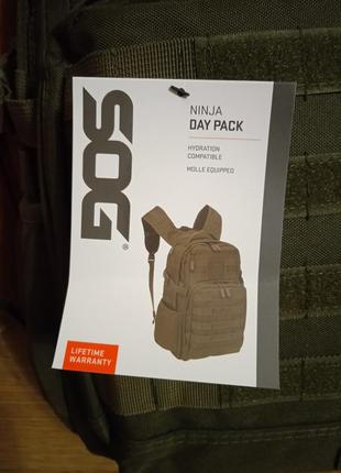 Тактичний штурмовий рюкзак sog ninja. куплений в сша. новий10 фото