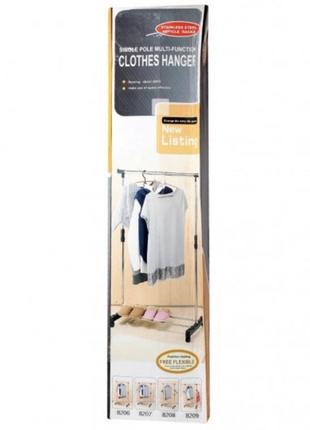 Напольная передвижная вешалка для одежды clothes hanger2 фото