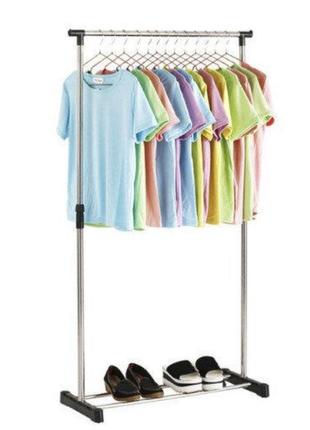 Напольная передвижная вешалка для одежды clothes hanger1 фото