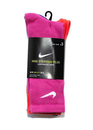 Высокие цветные носки nike everyday plus dc7537-902