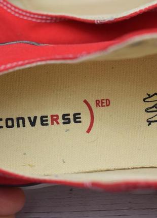 42.5 размер. красные кеды converse all star. оригинал5 фото