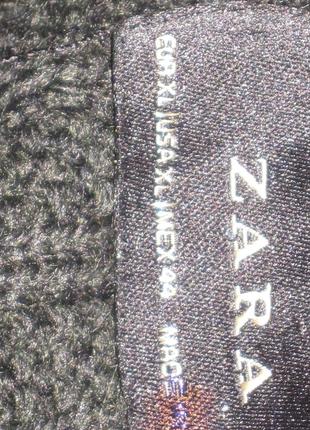 Мужской свитер зара с шалевым воротником р-рxl,5 фото
