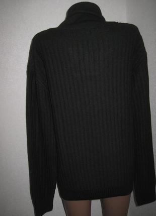 Мужской свитер зара с шалевым воротником р-рxl,2 фото
