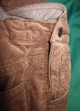 Комбинезон штаны джинсы на подкладке zara  12-18 месяцев4 фото
