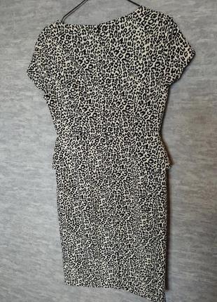 Леопардовое платье7 фото