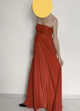Красное платье-трансформер3 фото