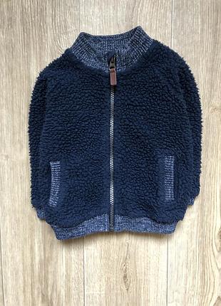 Кофта бомбер тедди 12-18 мес