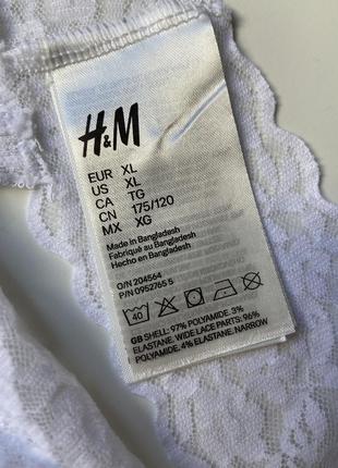 Новые ажурные трусики стринги h&m p. xl6 фото