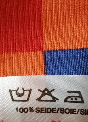 Большой шелковый платок  с логотипом  mersedes benz5 фото