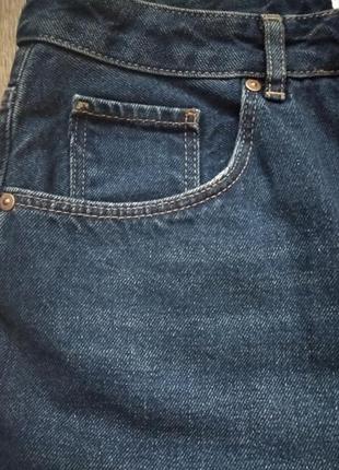 Вінтажні джинси мом прямого покрою з високою посадкою8 фото