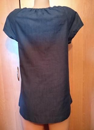 Тончайшая хлопковая блузка, индия пог-45 см.6 фото