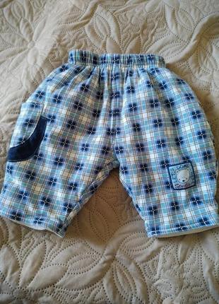 Теплые штанишки для малыша 62 см хлопо