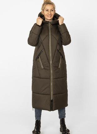 Женское стильное зимнее пальто1 фото