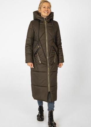Женское стильное зимнее пальто2 фото