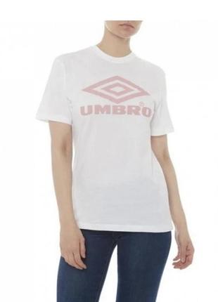 Футболка umbro umbro logo white/blush, s