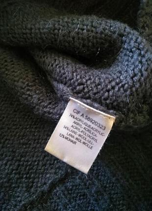 Очень теплый свитер кардиган 10-12 р в составе шерсть3 фото