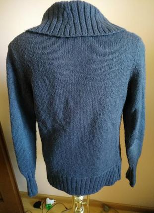 Очень теплый свитер кардиган 10-12 р в составе шерсть5 фото
