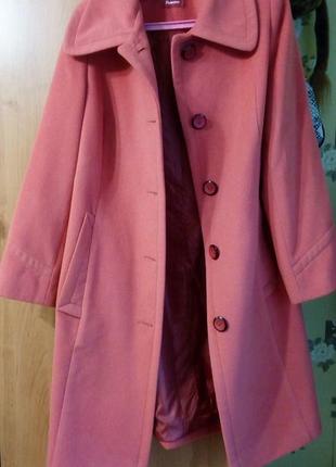 Kрасивое, стильное кашемировое пальто. размер 48-503 фото