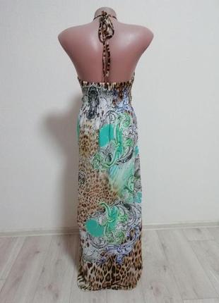 Платье сарафан в пол стильное нарядное lamer&co размер 36-385 фото