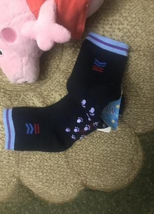 Носки носочки на подошве с резиновыми собачьими лапками1 фото