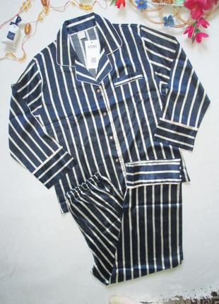 Мега классная атласная пижама в полоску yoins 🌺🍒🌺2 фото