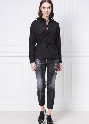 Джинсы рваные w28-29 'dsquared2' 'runway straight cropped jean' 46-48р5 фото