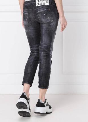 Джинсы рваные w28-29 'dsquared2' 'runway straight cropped jean' 46-48р3 фото