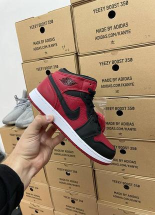 Кросівки nike locations air jordan 1 retro high red black / женские кроссовки найк джордан 1 высокие кожанные демисезонные