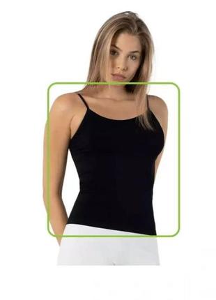 Майка мікрофібра маєчка на тонких бретелях топ мікрофібра