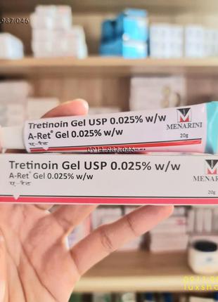 Третиноин  (tretinoin gel ) от прыщей и морщин 0.025%