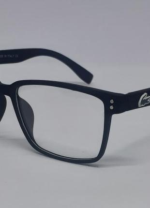 Lacoste стильные мужские имиджевые очки оправа черный мат на флексах1 фото