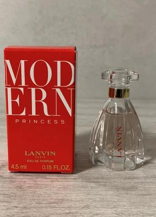 Парфюмированная вода lanvin modern princess 4.5 мл оригинал