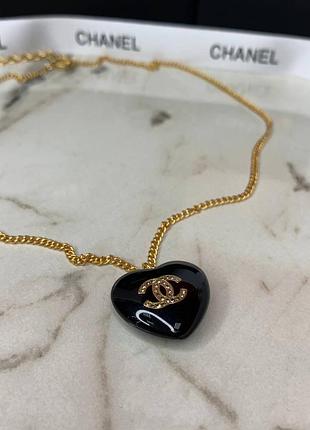 Стильная брендовая цепочка с кулончиком в виде сердца