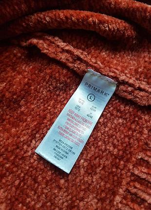 Cвитер, джемпер, велюрка р l 7