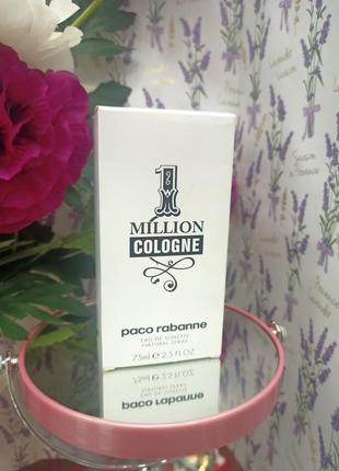 Тестер туалетна вода для чоловіків paco rabanne 1 million cologne 75 мл2 фото