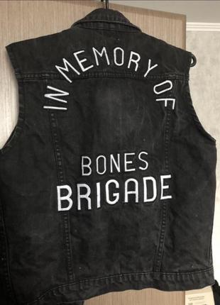 Джинсова жилетка унісекс