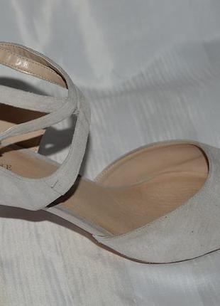 Туфлі замш pier one размер 42 43, туфлі замш