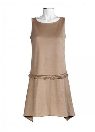 Cop.copine, шикарное платье "под замшу" от французского бренда! р.-36