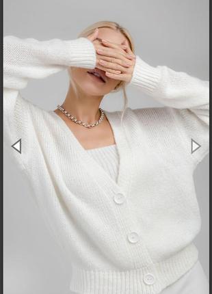 Кардіган вовна мохер bellise trikobakh