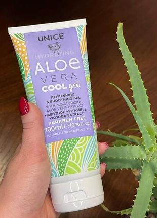 Гель для тіла з алое вера unice юнайс