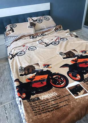 Постельное белье комплект велюровый детский