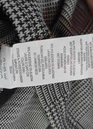 Серый клетчатый сарафан комбинация с рюшами на бретелях/с воланами/с оборками