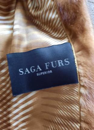 Теплая и стильная шуба saga furs6 фото