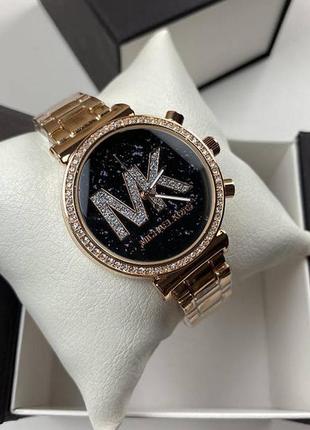 Жіночі наручні годинники в фірмовою подарунковій коробочці, кварцові годинники на руку рожевий з сріблом4 фото
