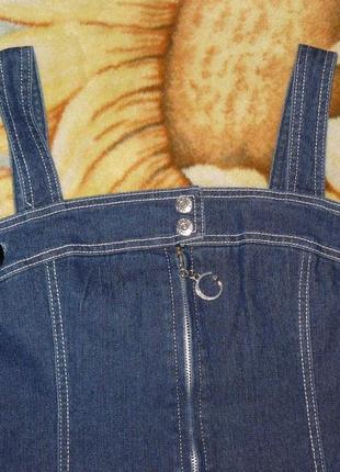 Джинсовый сарафан-туника 2