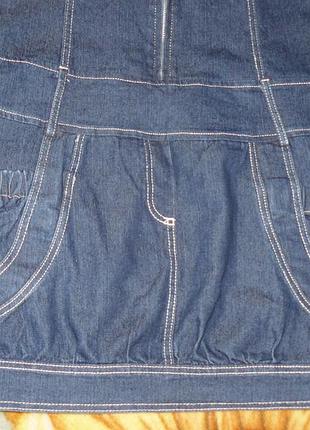 Джинсовый сарафан-туника 3