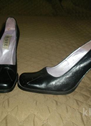 Туфли женские, натуральная кожа, черные,  бразилия4 фото