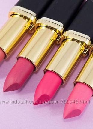 Помада loreal paris la vie en rose 3 тона2 фото