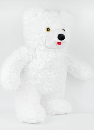 М'яка іграшка ведмідь топтигин середній 62 см білий