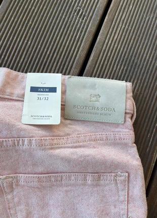 Джинсы мужские розовые  scotch&soda 31х32 / 32х325 фото